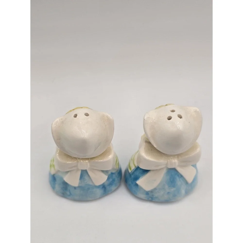 Vintage Holland Girls‎ Dutch Sister Maid Dress Salt and Pepper Shakers Japan